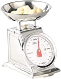Rosenstein & Söhne balance de cuisine nostalgie: Balance de cuisine rétro analogique jusqu'à 2 kg avec fonction tare, acier inoxydable ...