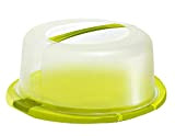 Rotho Coo l & Fresh Cloche à Gâteau avec Refroidissement, Hotte et Poignée de Transport, Plastique (PP) sans BPA, Verte/Transparente, ...