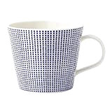 Royal Doulton Pacific 40009459 Mug en porcelaine à pois bleus 400 ml