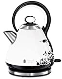 Russell Hobbs Bouilloire 1,7L 2400W, Ebullition Rapide - 21963-70 Legacy Florale