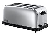 Russell Hobbs Toaster Grille Pain 1600W, 2 Longues Fentes, Chauffe Viennoiserie - 23520-56 Victory