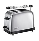 Russell Hobbs Toaster Grille Pain 1670W, 2 Fentes, Chauffe Viennoiseries, Rapide - 23310-56 Chester