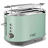 Russell Hobbs Toaster Grille Pain, Fentes XL, Cuisson Ajustable - Vert 25080-56 Bubble
