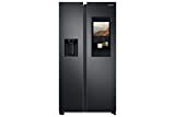 Samsung RS6HA8891B1/EF Réfrigérateur Side by Side - Réfrigérateur 389L, Congélateur 225L, Black Matte, 346 kWh/An