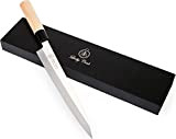 Sashimi Sushi couteau 25,4 cm couteau – Idéal pour la coupe de sushi et Sashimi, poissons, à filet et trancher – Très traditionnel de Sharp ...