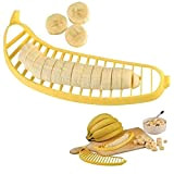 SatinGold Easy Banana Slicer Coupe-Banane Hachoir à Fruits Gadgets Pratiques Outils De Cuisine Pratique Salade En Plastique Éplucheur De Fruits ...