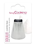 SCRAP COOKING Douille Carrée Lisse en Inox - Douille à Pâtisserie Pochage Carré - Pour Décoration Gâteaux, Entremets, Cupcakes & ...