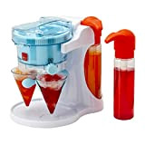 Sensio Home – Machine à glace pilée Sweet Treats pour cône de neige, slushie, cocktail avec 2 cônes de glace ...