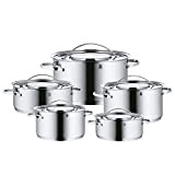 Set de pot WMF 5 pièces Gala Plus jante de coulée Cromargan inoxydable poli induction-adapté au lave-vaisselle