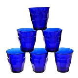 Set di Bicchieri Duralex Picardie Vetro Azzurro 6 Unità (25 cl)