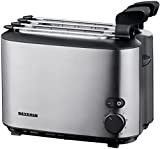 SEVERIN Grille-pain automatique 540 W, Toaster compact jusqu'à 4 tranches avec grilles à sandwich, Grille-pain électrique avec réglage du degré ...