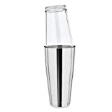 Shaker Boston avec verre à mélanger original - acier inoxydable - 28 oz = 828 ml.