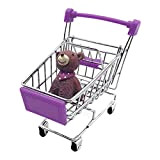 Shunfaji Mini Caddie Chariot de Supermarché Accessoires Cuisine Enfant, Coiffeuse à la Maison Ornements de Rangement pour Articles Divers de ...