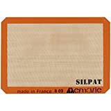 Silpat AE420295-07 Lot de 2 tapis de cuisson en silicone anti-adhésif de qualité supérieure 30 x 42 cm