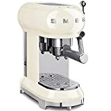 Smeg 146872 Machine à café Expresso ECF01CREU, crème