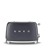 SMEG Grille-pain compact SMEG BHT Gris 36,6 x 24,8 x 22,4 cm