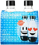 sodastream black bottle duo 1/2 liter emoji pour Spirit, Source, Power, PLay