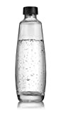 SodaStream - Bouteille d'eau réutilisable pour gazéifier (1l, verre, compatible uniquement avec SodaStream Duo)
