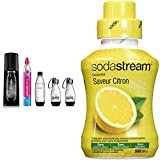 Sodastream Pack avec Machine à Eau Pétillante et Soda Terra Noire, 1 Bouteille + Sodastream Concentré Saveur Citron – Sans ...
