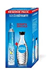 Sodastream Recharge, Pack avec Cylindre de CO2 60 L Supplémentaire, Modèle Original à Visser + 1 Carafe en verre 0.6 ...