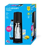 Sodastream Terra Value Pack - Machine de gazéification avec 2 bouteilles vides lavables au lave-vaisselle de 1 L et 1 ...