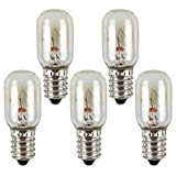 SOLUSTRE 5 PIÈCES E14 Réfrigérateur Ampoule 15W Ampoule Congélateur Réfrigérateur Congélateur Appareil Remplacement De La Lampe Ampoule