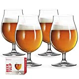 Spiegelau 4991974 18,8 x 18,8 x 16,5 cm bière Classics Tulipe en Verre, Lot de 4, Transparent