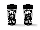 Star Wars - Mug de voyage en métal 425ml (J'aime mon café du côté obscur)