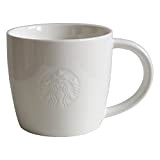 Starbucks Tasse à café avec logo - Série Fore Here - 236 ml - Blanc
