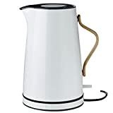 Stelton Emma Bouilloire électrique - 1,2 litre - bouilloire à eau chaude - cafetière et théière en acier au design ...
