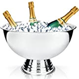 Stimo Seau à champagne en acier inoxydable 40 cm, (Champagnerschale)