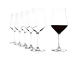 STÖLZLE LAUSITZ Verres à vin rouge Bordeaux Revolution 650ml I set de 6 I verre noble en cristal incassable I ...