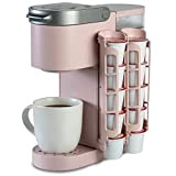 STORAGENIE Support pour dosettes de café Keurig K-cup, support latéral K Cup stockage, parfait pour les petits comptoirs (2 rangs/pour ...