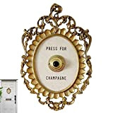 Stronrive Anneau de Presse pour Champagne Bell,Presse Vintage pour Champagne Bell Sign - Sonnette de Porte Champagne Romantique pour décorer ...