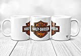 SUPER FABRIQUE Mug/Tasse avec Le Logo Harley Davidson, Originale et résistante