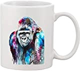 Superbe mug en céramique avec illustration Gorilla Harambe