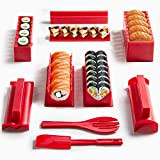 Sushi Maker Kit 10 PCS Moules à Sushi Cuisine Bricolage facile Kit de Préparation à Sushi Sushi set set riz ...