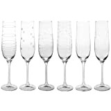 Table Passion - Coffret de 6 flûtes à champagne graphik 19 cl