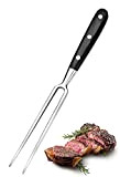 targetone Grande fourchette à viande en acier inoxydable - Longueur de la lame : 17 cm - Fourchette à viande ...