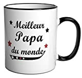 Tasse à café / Cadeau message "Meilleur Papa du monde"