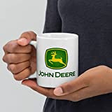 Tasse à café en céramique imprimée en couleur pour les fans de John Deere