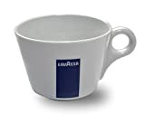 Tasses à Cappuccino Lavazza Blu Collection, Pack de 6, Tasse à Café, Porcelaine, Blanc, 16 cl