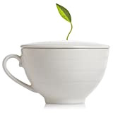 Tea Forte Tasse et Couvercle de thé en Porcelaine, Tasse à thé Café Cup, Le Couvercle personnalisé Garde Le thé ...