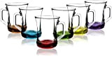 technic24 LAV Lot de 6 verres colorés avec anse Cay Bardagi Capacité 225 ml Idéal pour les boissons chaudes ou ...