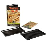 Tefal Coffret Snack Collection de 2 plaques grill-panini + livre de recettes, Compatible avec les appareils à croque-monsieur Snack Collection, ...