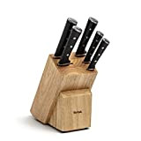 Tefal Ice Force Ensemble avec bloc de rangement en bois, Couteaux de cuisine, Lames en acier inoxydable allemand, Performances de ...