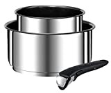 Tefal L9408802 Ingenio Preference Inox Lot Casseroles, Induction