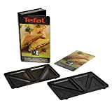 Tefal XA800212 Snack Collection Coffret de Plaque pour Croque Triangulaire avec Livre de Recettes 4,4 x 15,5 x 24,2 cm