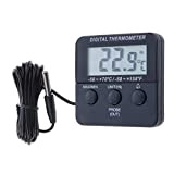 Thermometer World Thermomètre digital pour réfrigérateur/congélateur avec fonctions d’alarme et réglage de température max./min.