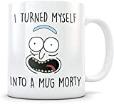 Thorea Rick Morty Mug - Pickle Rick Parody - Je me suis transformé en une tasse Morty Funny Rick Sanchez ...